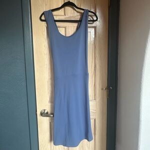 Columbia Blue Midi Dress With Built In Shorts XXL